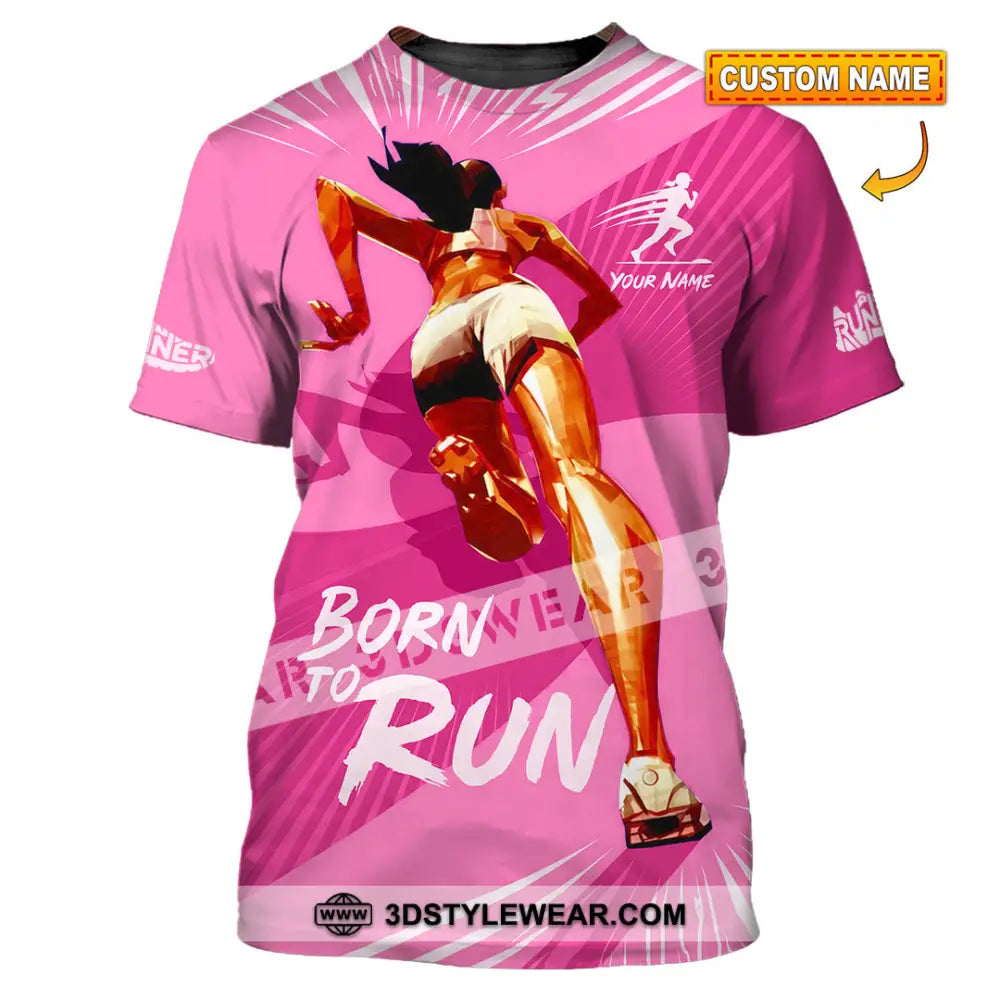 Women Shirt - Custom Born To Run Shirt - T-shirt