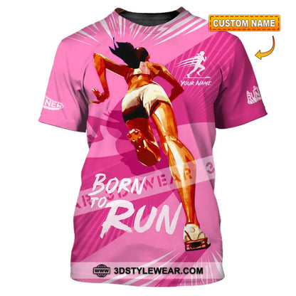 Women Shirt - Custom Born To Run Shirt - T-shirt