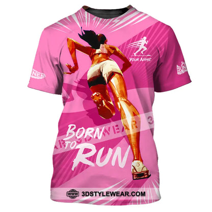 Women Shirt - Custom Born To Run Shirt - T-Shirt / S - T-shirt