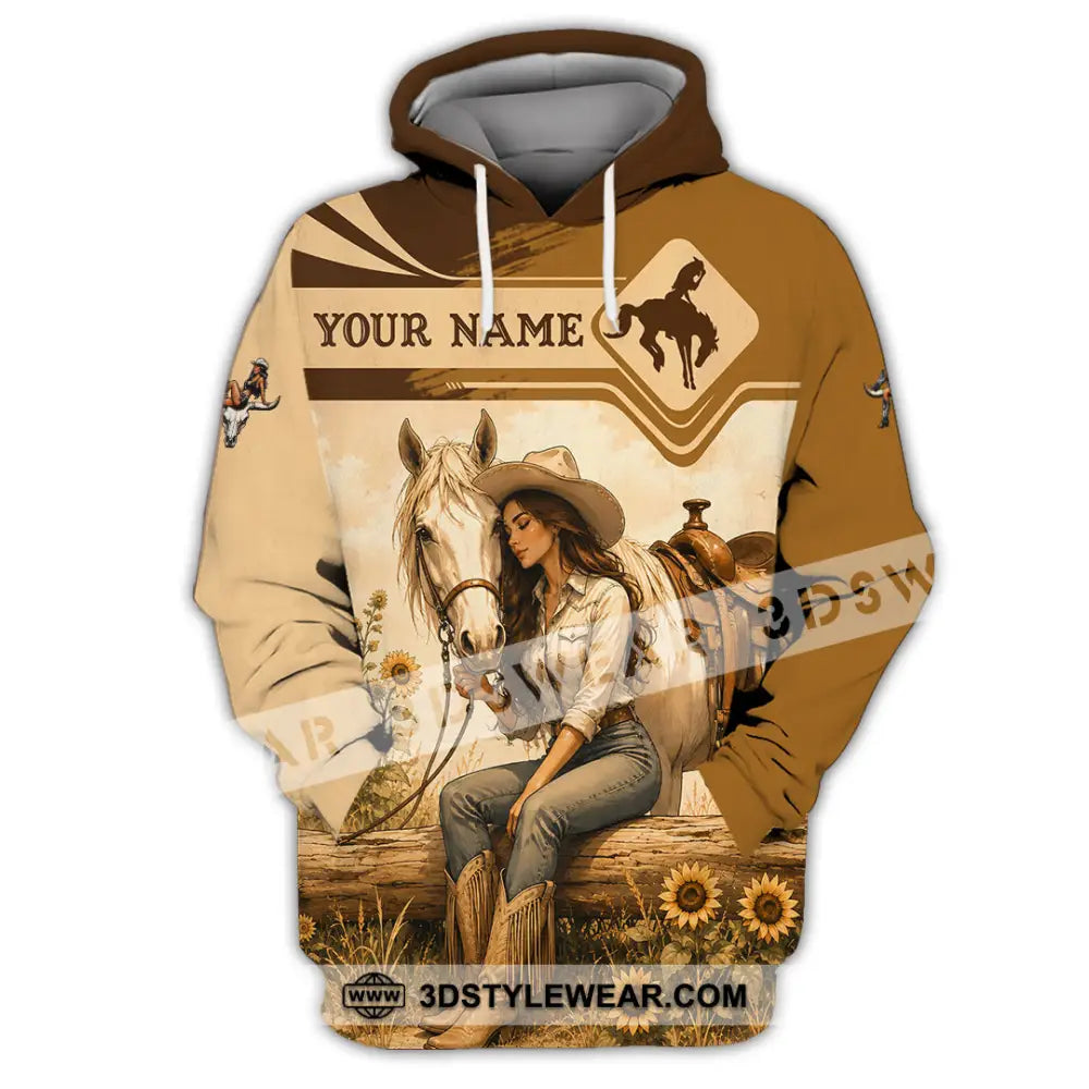 Women Shirt - Custom Cowgirl Shirt - Hoodie / S - T-shirt