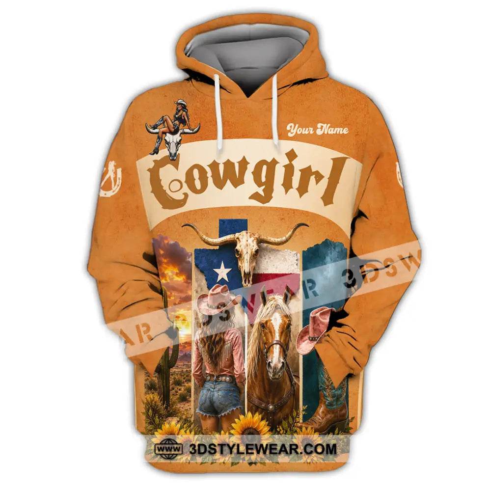 Women Shirt - Custom Cowgirl Shirt - Hoodie / S - T-shirt