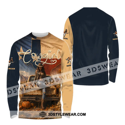 Women Shirt - Custom Cowgirl Shirt - Long Sleeve Shirt / S - T-shirt