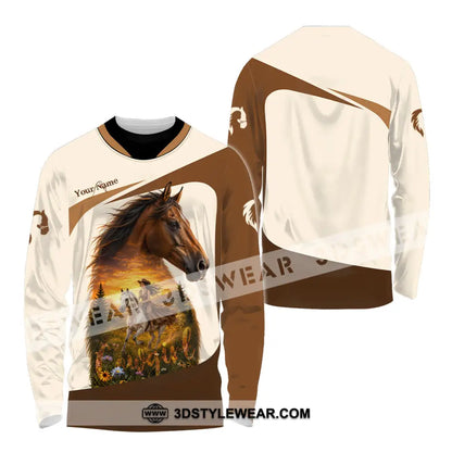 Women Shirt - Custom Cowgirl Shirt - Long Sleeve Shirt / S - T-shirt