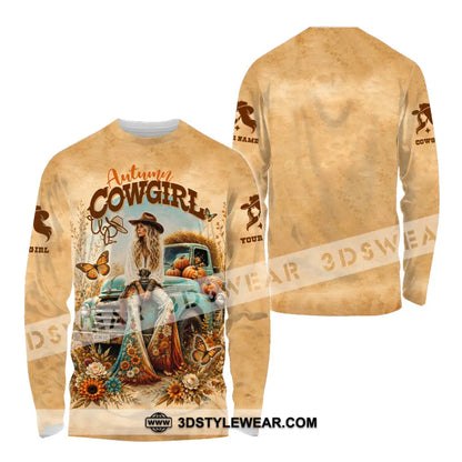 Women Shirt - Custom Cowgirl Shirt - Long Sleeve Shirt / S - T-shirt