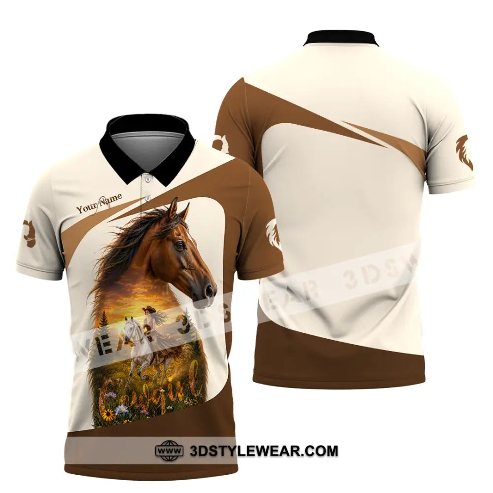 Women Shirt - Custom Cowgirl Shirt - Polo Shirt / S - T-shirt