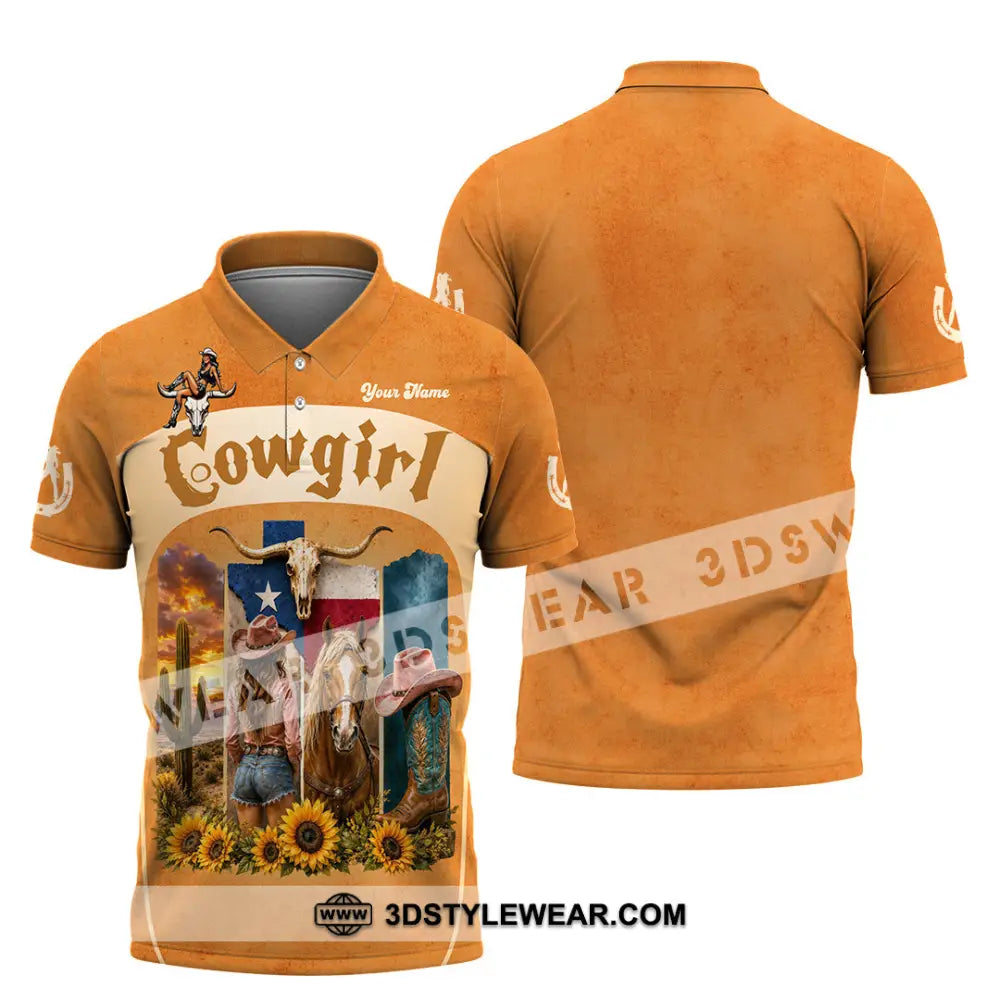 Women Shirt - Custom Cowgirl Shirt - Polo Shirt / S - T-shirt