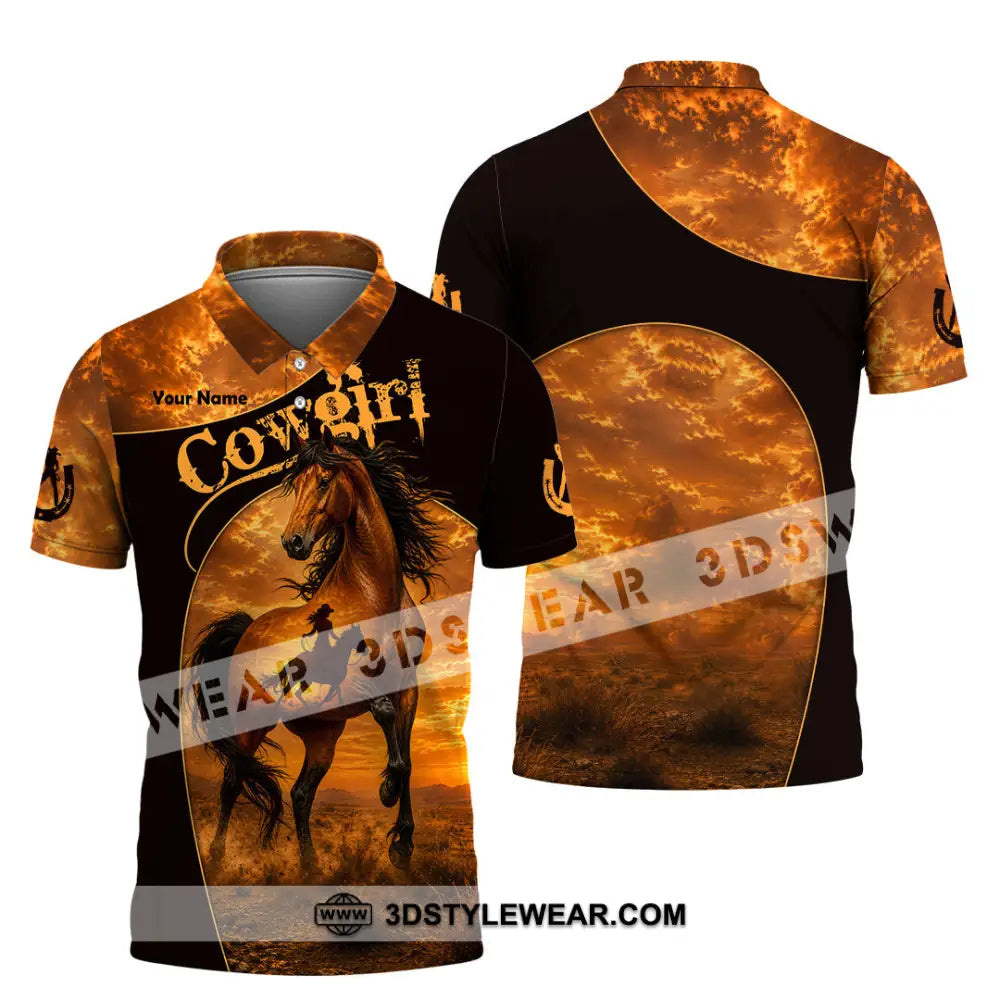 Women Shirt - Custom Cowgirl Shirt - Polo Shirt / S - T-shirt