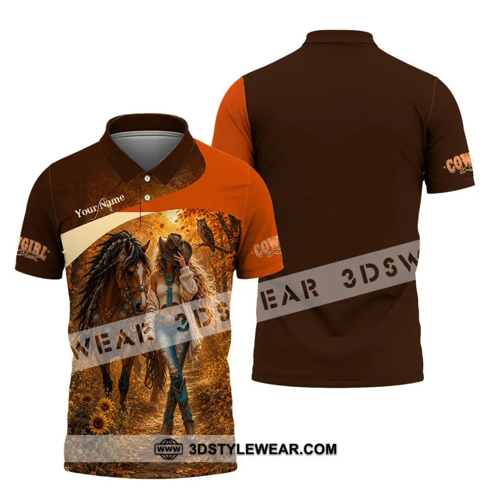 Women Shirt - Custom Cowgirl Shirt - Polo Shirt / S - T-shirt