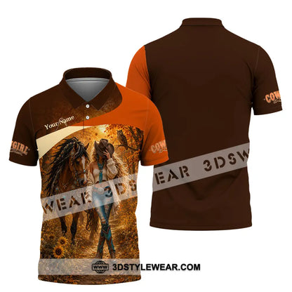 Women Shirt - Custom Cowgirl Shirt - Polo Shirt / S - T-shirt