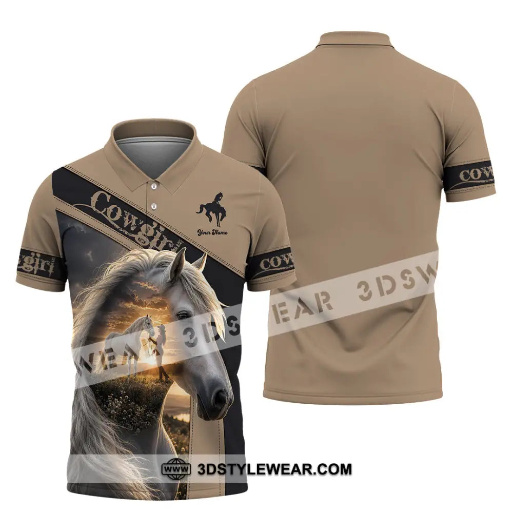 Women Shirt - Custom Cowgirl Shirt - Polo Shirt / S - T-shirt