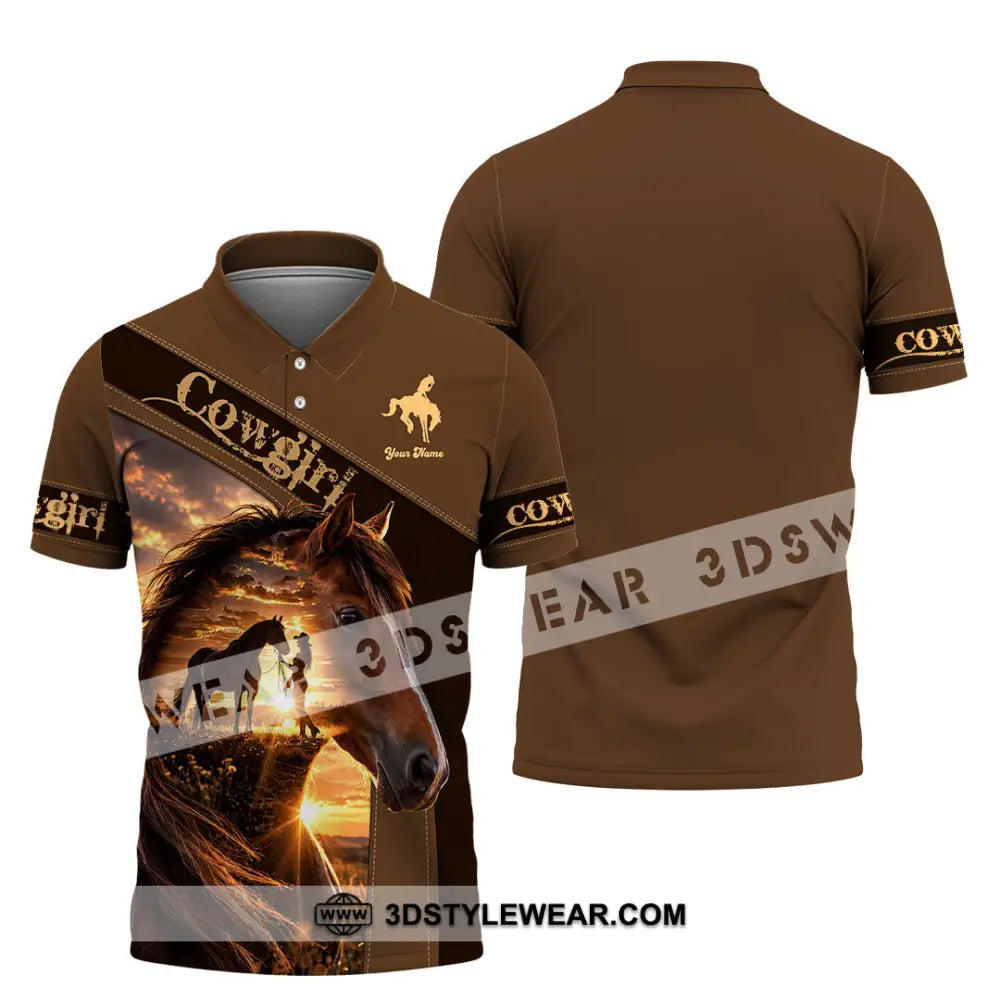 Women Shirt - Custom Cowgirl Shirt - Polo Shirt / S - T-shirt
