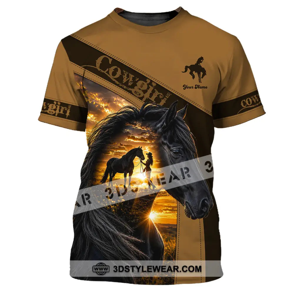 Women Shirt - Custom Cowgirl Shirt - T-Shirt / S - T-shirt