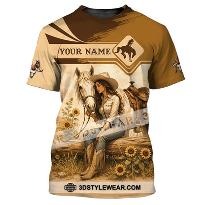 Women Shirt - Custom Cowgirl Shirt - T-Shirt / S - T-shirt