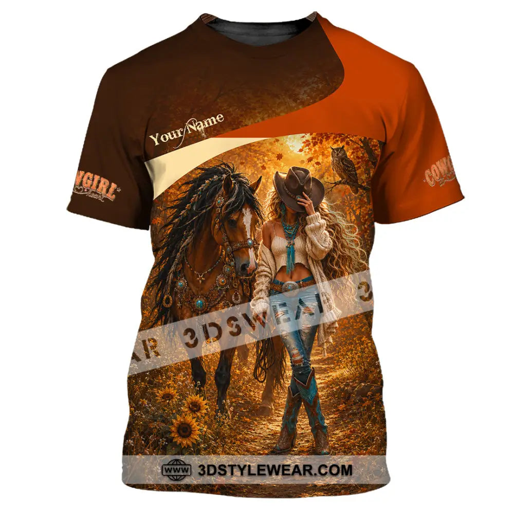 Women Shirt - Custom Cowgirl Shirt - T-Shirt / S - T-shirt