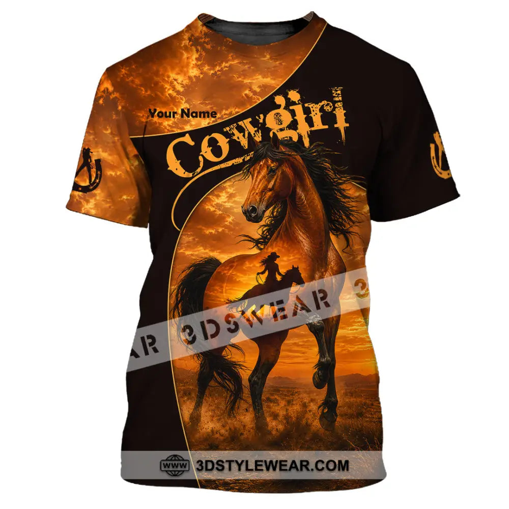 Women Shirt - Custom Cowgirl Shirt - T-Shirt / S - T-shirt