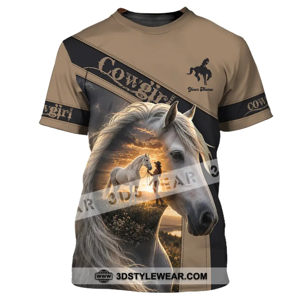 Women Shirt - Custom Cowgirl Shirt - T-Shirt / S - T-shirt