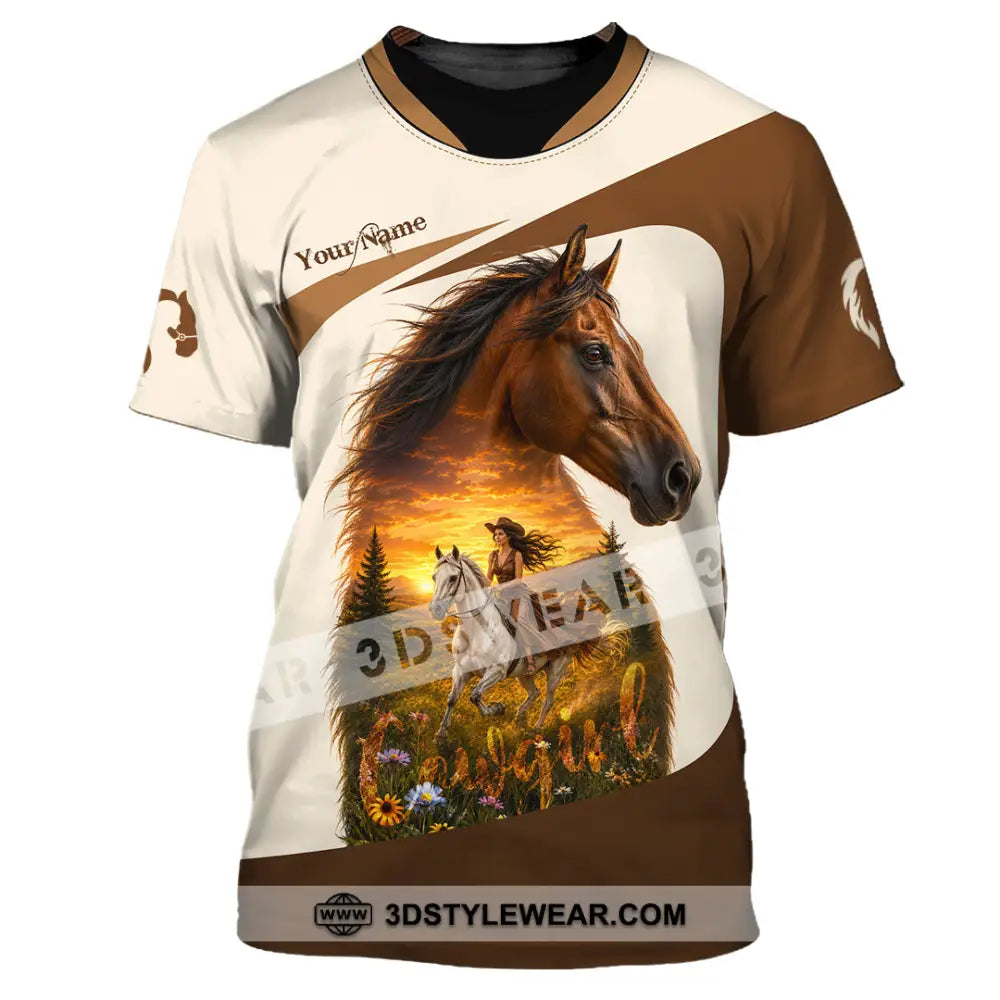Women Shirt - Custom Cowgirl Shirt - T-Shirt / S - T-shirt