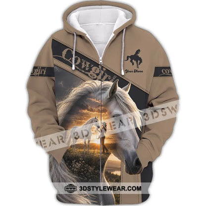 Women Shirt - Custom Cowgirl Shirt - Zipper Hoodie / S - T-shirt