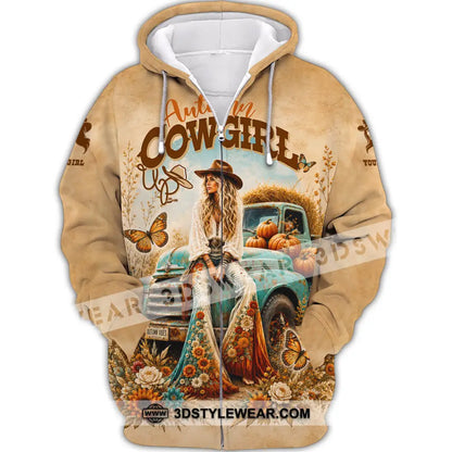 Women Shirt - Custom Cowgirl Shirt - Zipper Hoodie / S - T-shirt