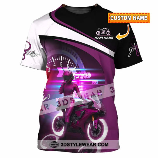 Women Shirt - Custom Girl Rider Shirt style option 1