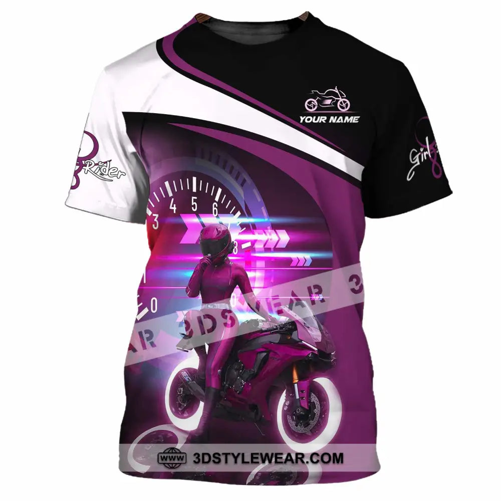 Women Shirt - Custom Girl Rider Shirt - T-Shirt / S - T-shirt