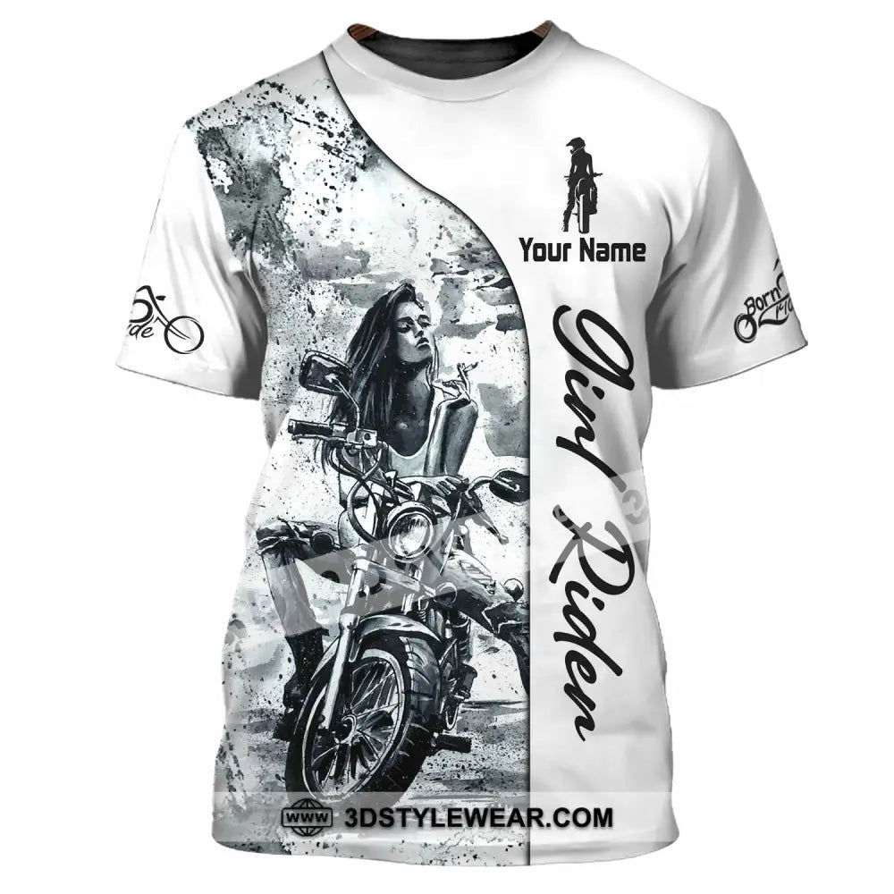 Women Shirt - Custom Girl Rider Shirt - T-Shirt / S - T-shirt