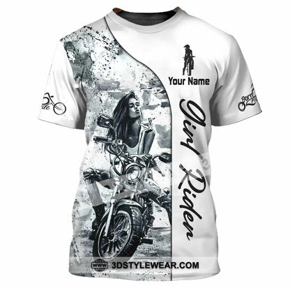 Women Shirt - Custom Girl Rider Shirt - T-Shirt / S - T-shirt