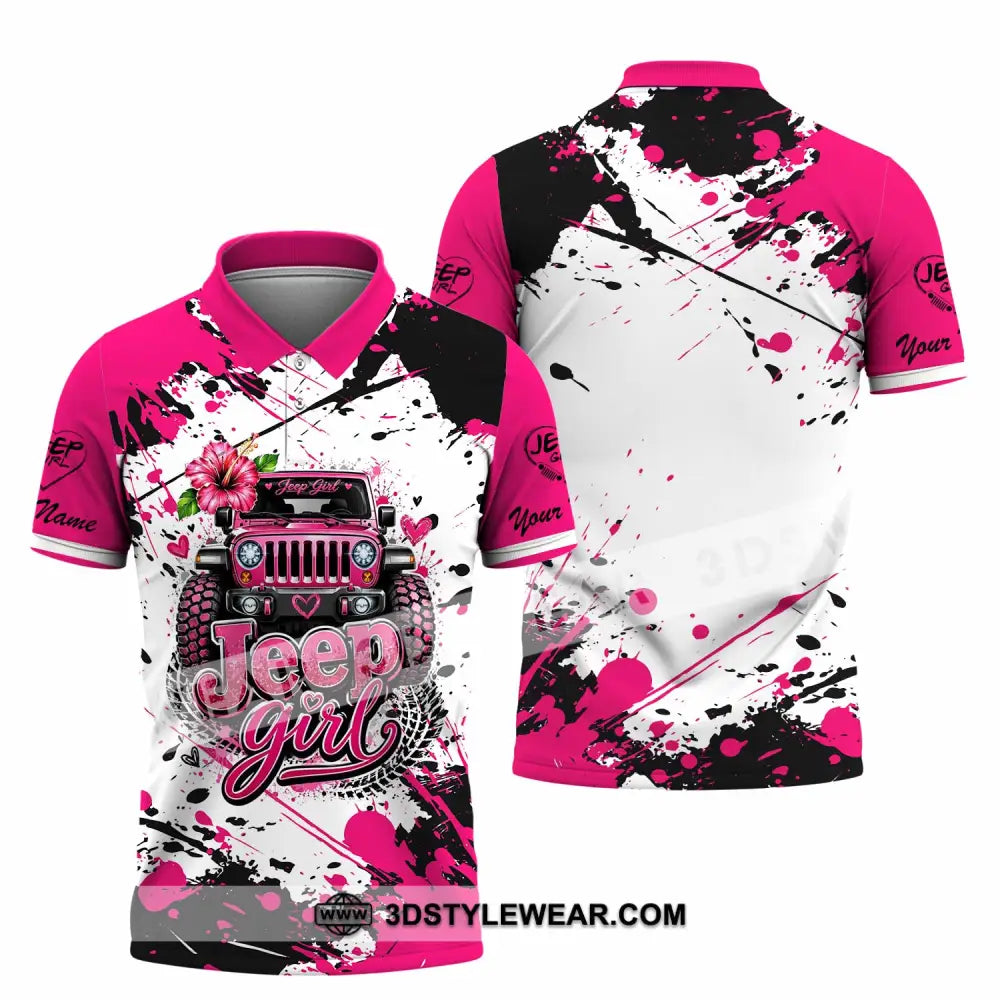Women Shirt - Custom Jeep Girl Shirt - Polo Shirt / S - T-shirt