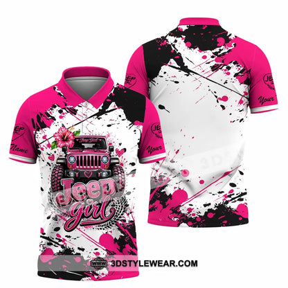 Women Shirt - Custom Jeep Girl Shirt - Polo Shirt / S - T-shirt