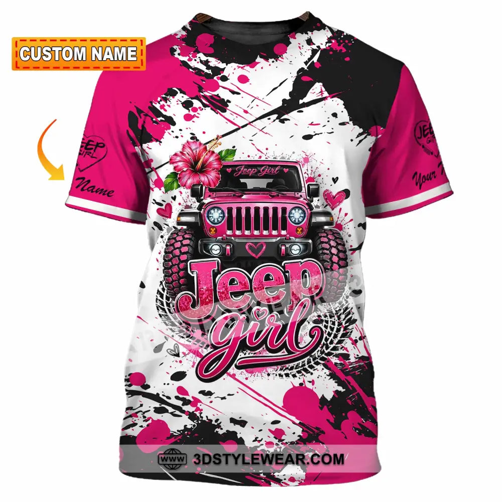 Women Shirt - Custom Jeep Girl Shirt - T-shirt