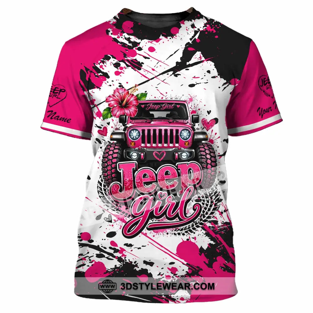 Women Shirt - Custom Jeep Girl Shirt - T-Shirt / S - T-shirt