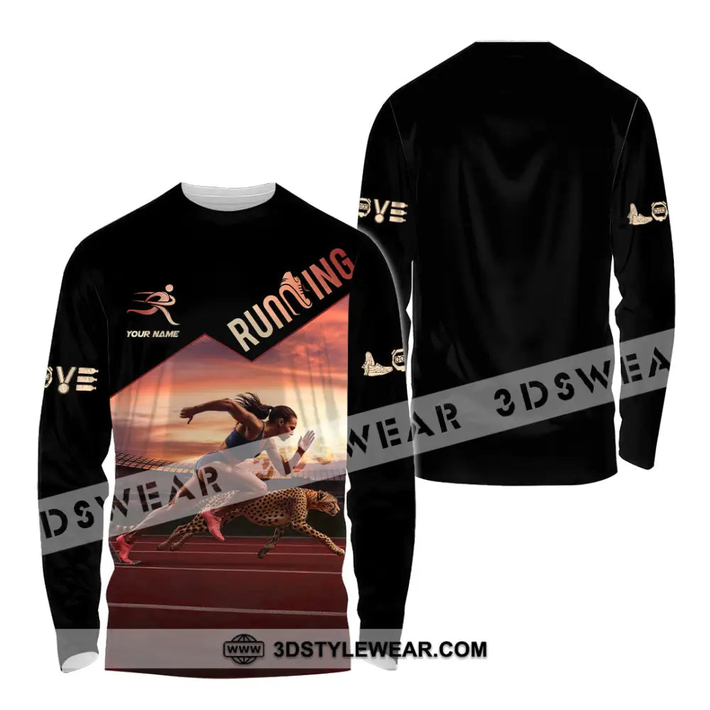 Women Shirt - Custom Love Running Player Shirt - Long Sleeve Shirt / S - T-shirt