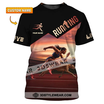 Women Shirt - Custom Love Running Player Shirt - T-shirt