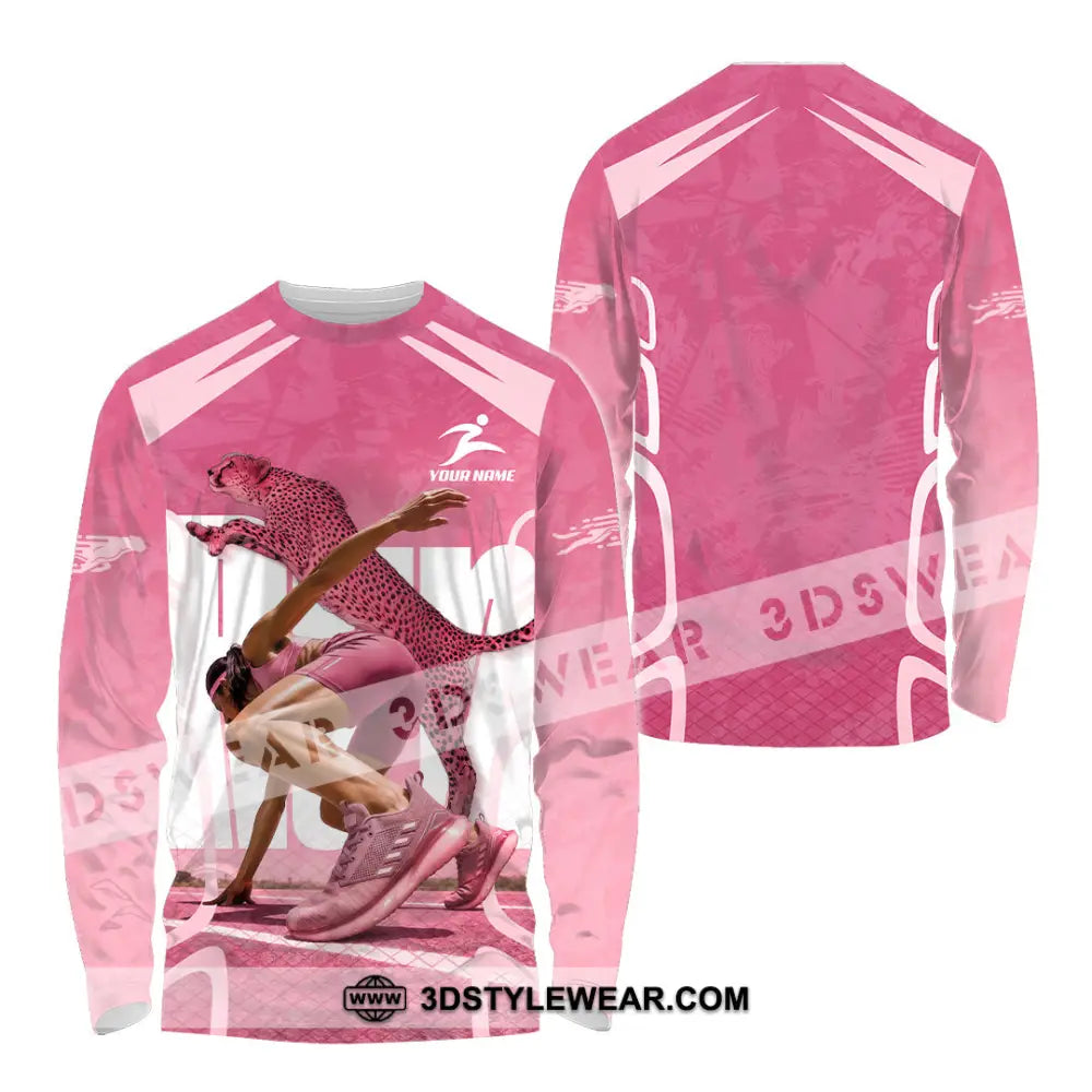 Women Shirt - Custom Running Shirt - Long Sleeve Shirt / S - T-shirt