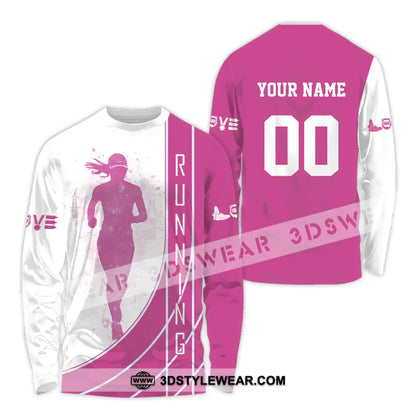 Women Shirt - Custom Running Lover Shirt - Long Sleeve Shirt / S - T-shirt