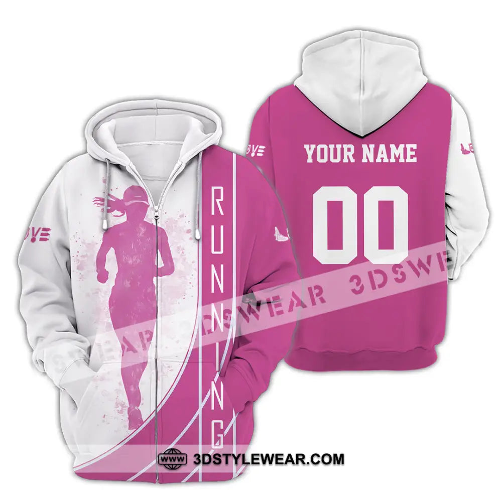 Women Shirt - Custom Running Lover Shirt - Zipper Hoodie / S - T-shirt