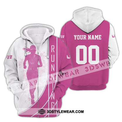 Women Shirt - Custom Running Lover Shirt - Zipper Hoodie / S - T-shirt