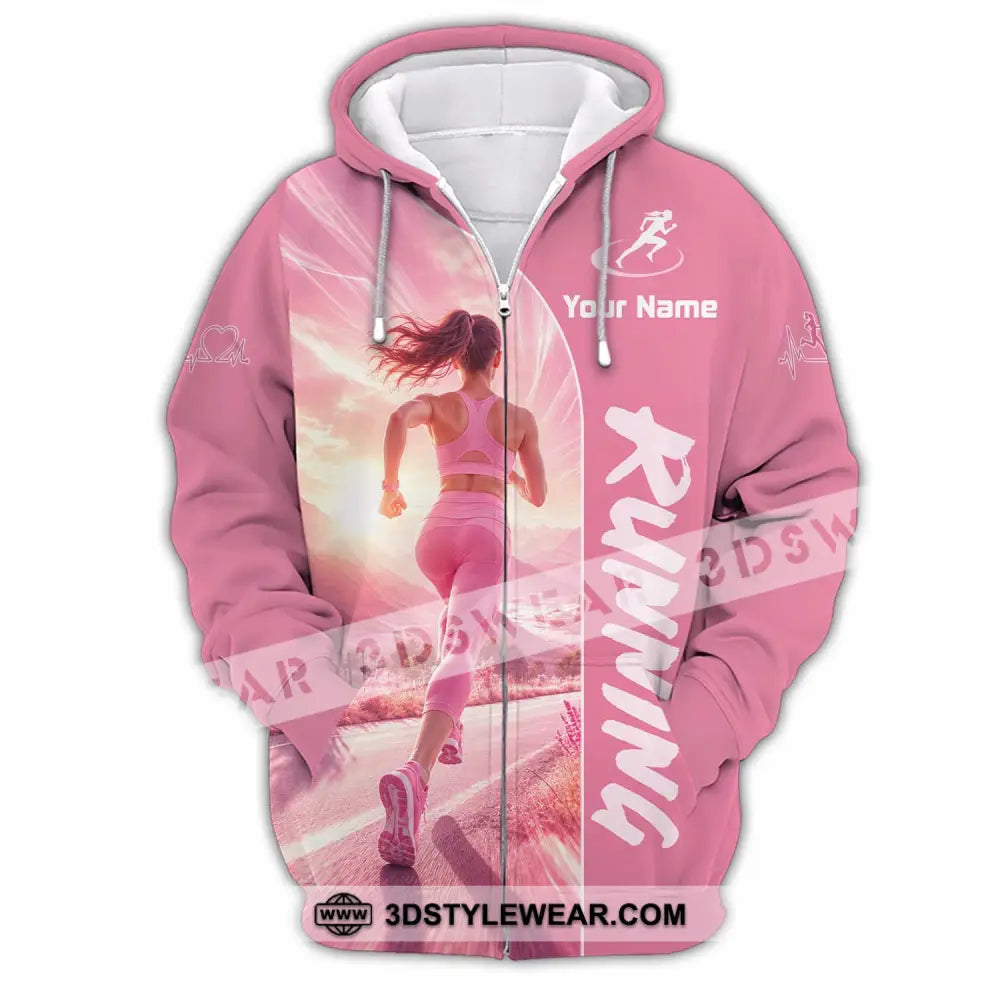 Women Shirt - Custom Running Shirt - Zipper Hoodie / S - T-shirt