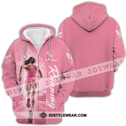 Women Shirt - Custom Running Shirt - Zipper Hoodie / S - T-shirt