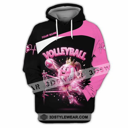 Women Shirt - Custom Volleyball Queen Shirt - Hoodie / S - T-shirt