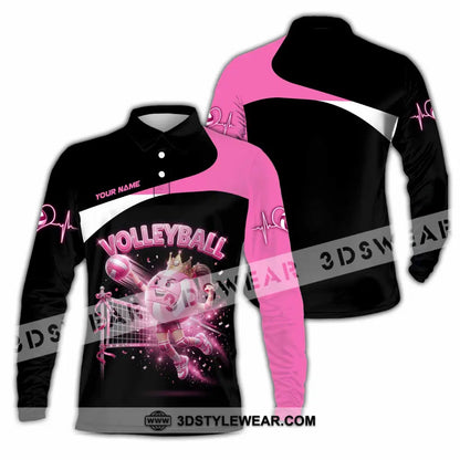 Women Shirt - Custom Volleyball Queen Shirt - Long Sleeve Polo / S - T-shirt