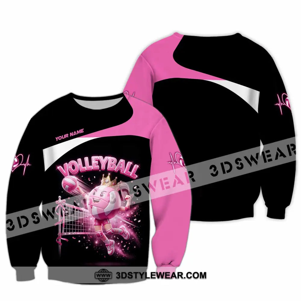 Women Shirt - Custom Volleyball Queen Shirt - Long Sleeve / S - T-shirt