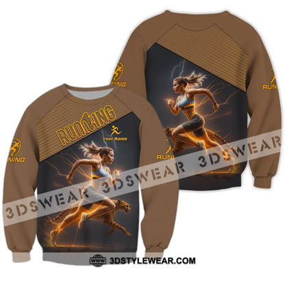 Women Shirt - Custom Woman Running Shirt - Long Sleeve / S - T-shirt