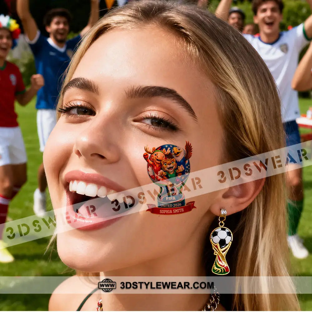 World Cup 2026 Custom Temporary Tattoo Personalized Tattoo Fake Tattoo - Temporary Tattoo