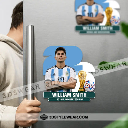 World Cup 2026 Fridge Magnet - Personalized Fridge Magnet - Fridge Magnet